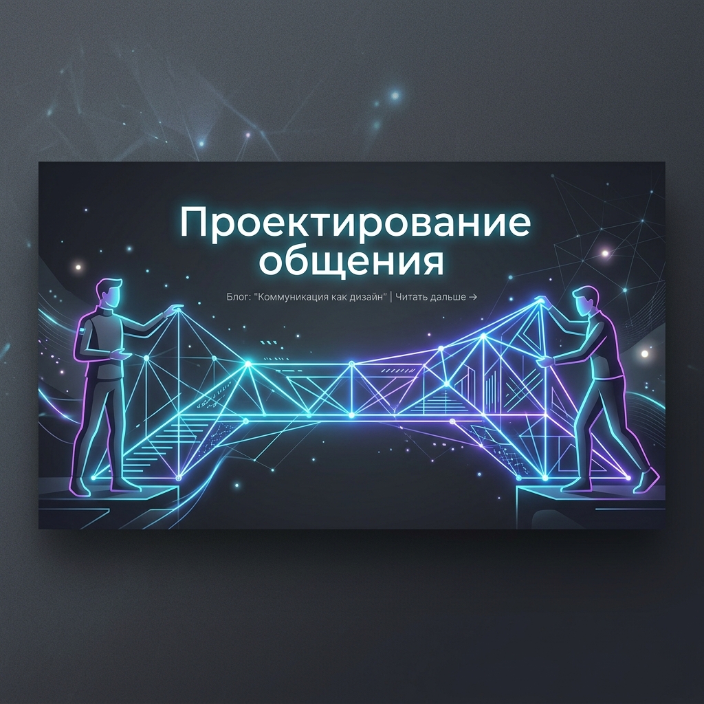 Коммуникация как дизайн