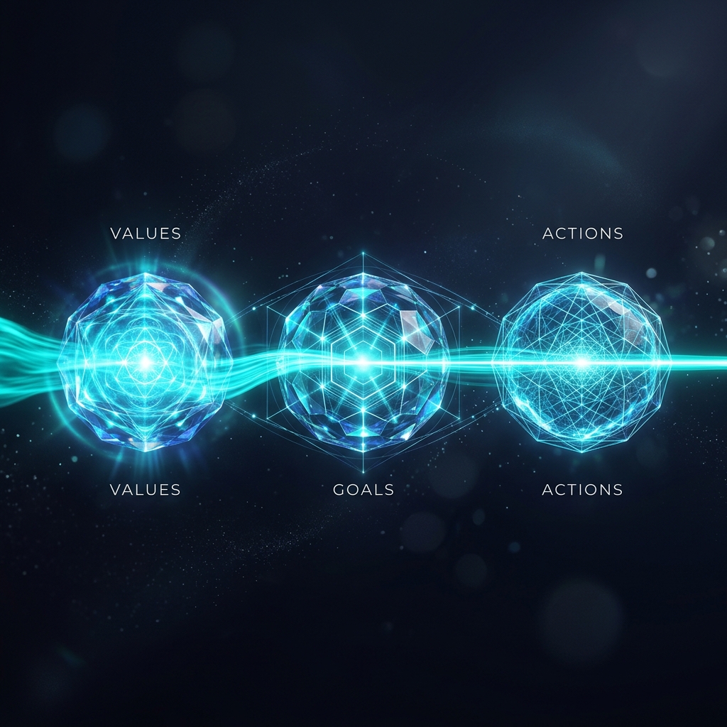 Стратегическая матрица: Ценности, Цели, Действия